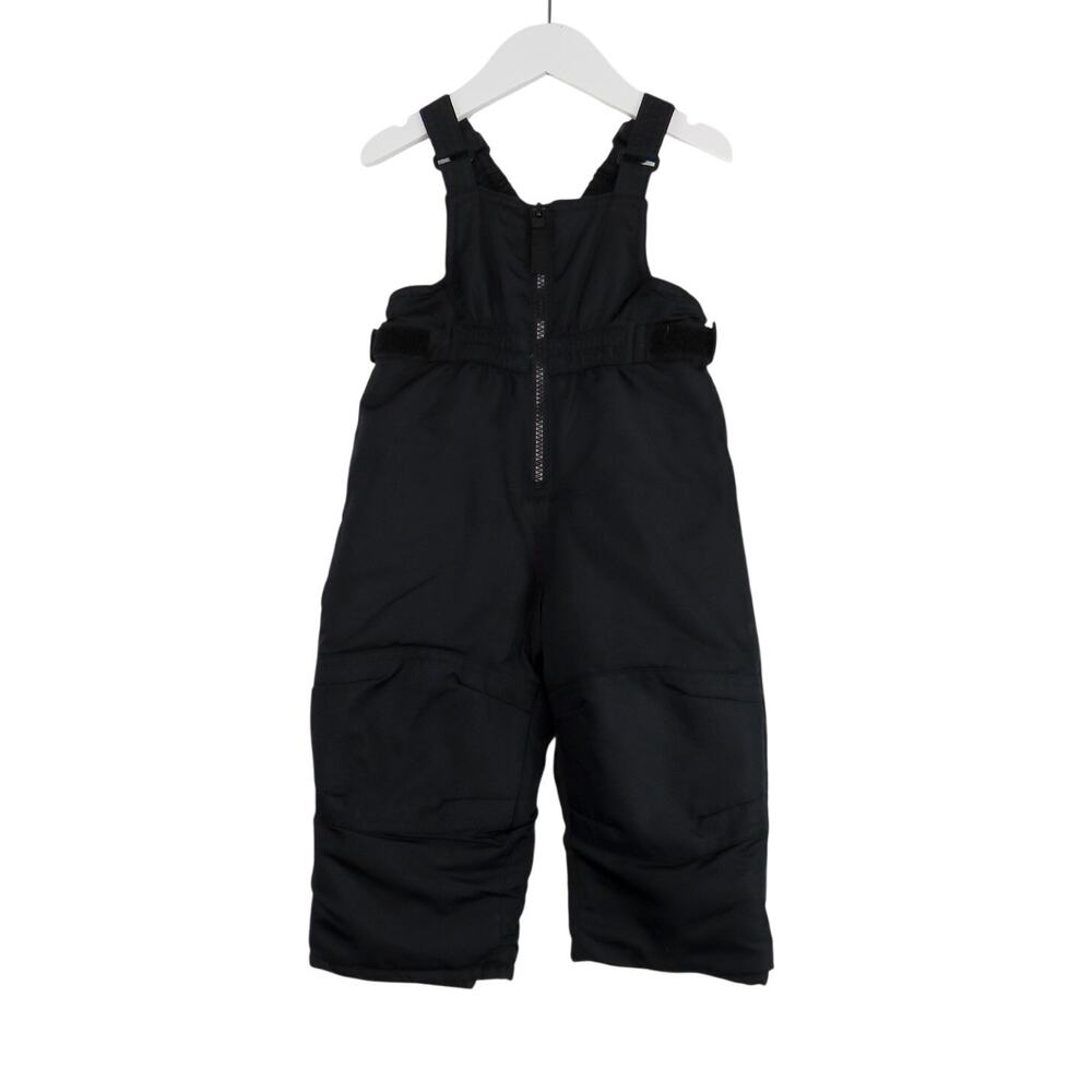 Cat & Jack Black Waterproof Snow Bib Overalls Baby Snowsuit 18-24M